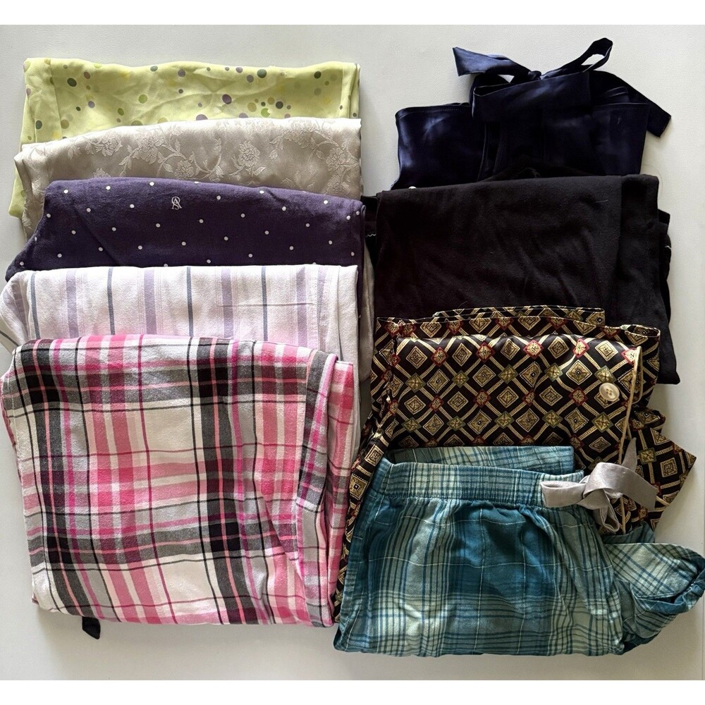 Lot of 9 Victoria's Secret Sz M Sleep Shorts Pants Shirts Lounge Sleepwear